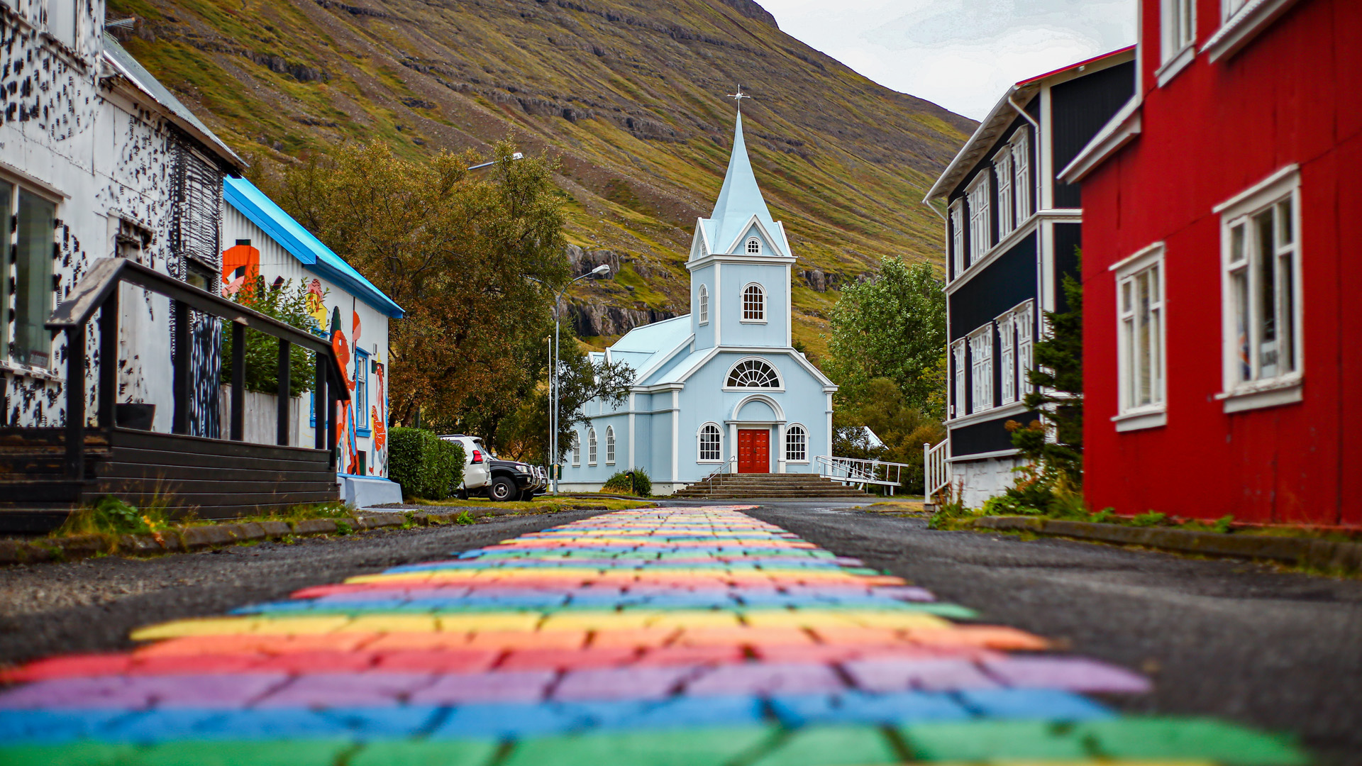 Regnboga Vegur - Rainbow Road