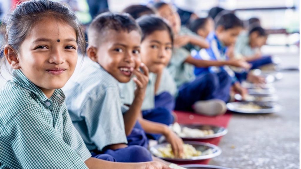 Lunch at Kopila Valley School Photo shared by BlinkNow Foundation